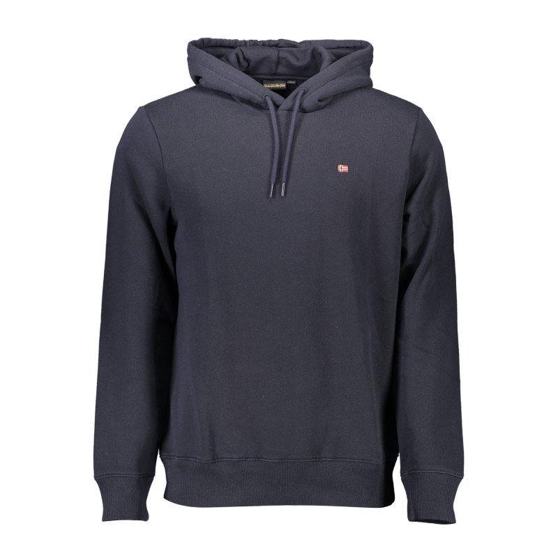 NAPAPIJRI FELPA SENZA ZIP UOMO BLU NAPAPIJRI FELPA SENZA ZIP UOMO BLU