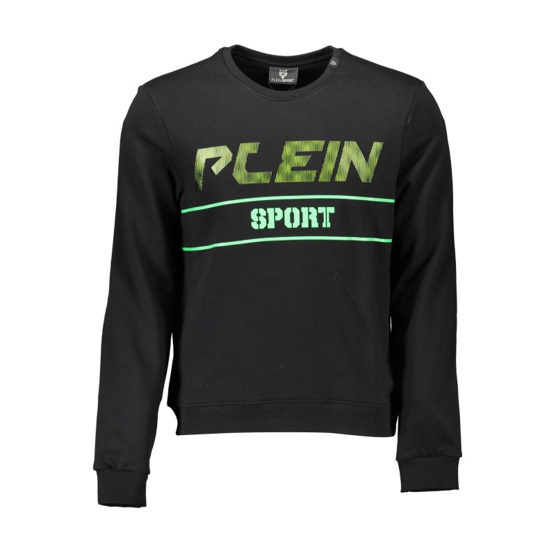 PLEIN SPORT FELPA SENZA ZIP UOMO NERO PLEIN SPORT FELPA SENZA ZIP UOMO NERO