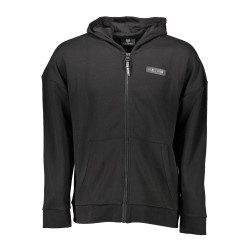 PLEIN SPORT FELPA CON ZIP UOMO NERO