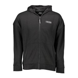 PLEIN SPORT FELPA CON ZIP UOMO NERO
