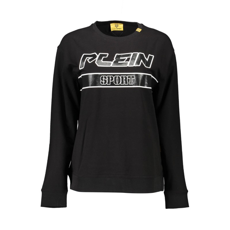 PLEIN SPORT FELPA SENZA ZIP DONNA NERO PLEIN SPORT FELPA SENZA ZIP DONNA NERO