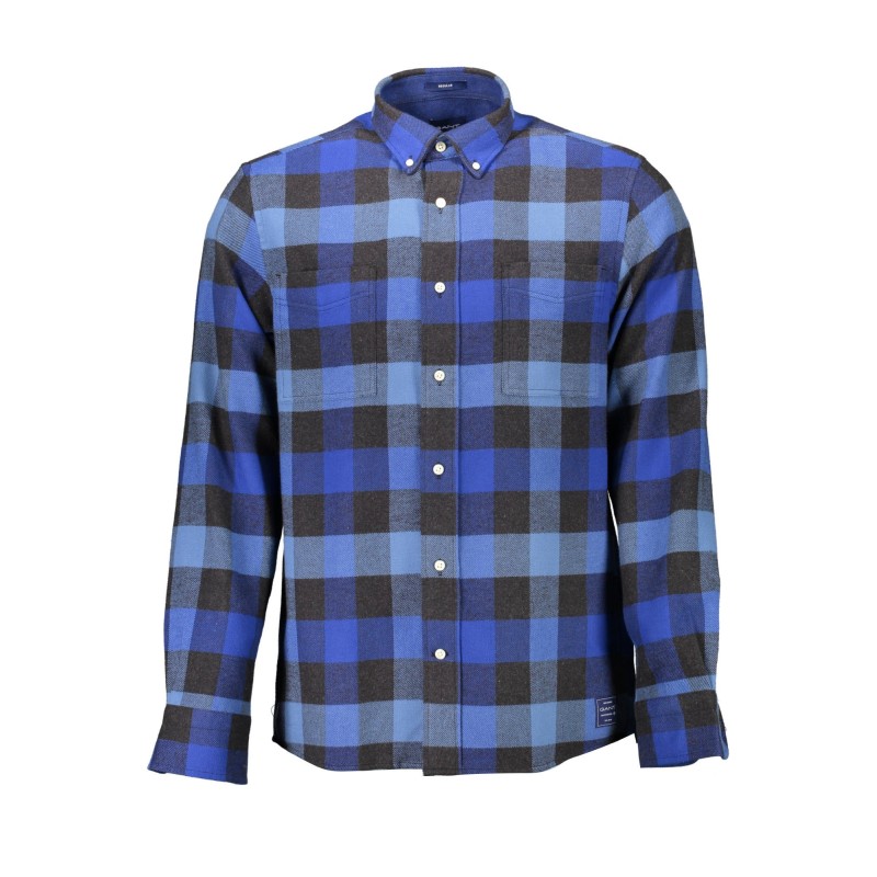 GANT CAMICIA MANICHE LUNGHE UOMO BLU GANT CAMICIA MANICHE LUNGHE UOMO BLU
