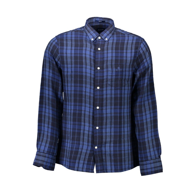 GANT CAMICIA MANICHE LUNGHE UOMO BLU GANT CAMICIA MANICHE LUNGHE UOMO BLU