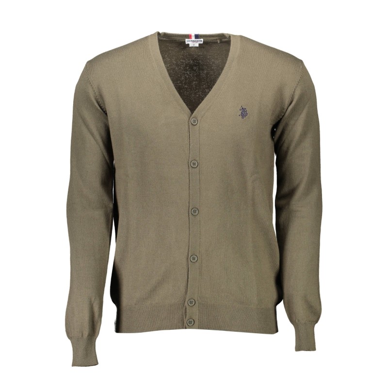 U.S. POLO CARDIGAN UOMO VERDE U.S. POLO CARDIGAN UOMO VERDE