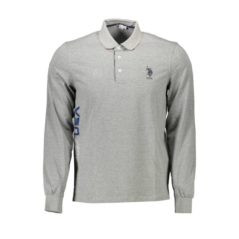 U.S. POLO POLO MANICHE LUNGHE UOMO GRIGIO U.S. POLO POLO MANICHE LUNGHE UOMO GRIGIO