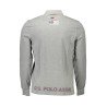 U.S. POLO POLO MANICHE LUNGHE UOMO GRIGIO