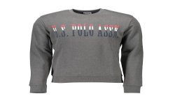 U.S. POLO FELPA SENZA ZIP UOMO GRIGIO