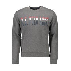 U.S. POLO FELPA SENZA ZIP UOMO GRIGIO