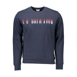 U.S. POLO FELPA SENZA ZIP UOMO BLU