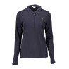 U.S. POLO POLO MANICHE LUNGHE DONNA BLU