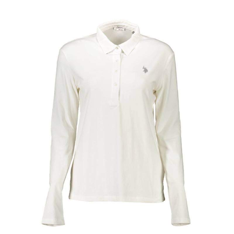 U.S. POLO POLO MANICHE LUNGHE DONNA BIANCO U.S. POLO POLO MANICHE LUNGHE DONNA BIANCO