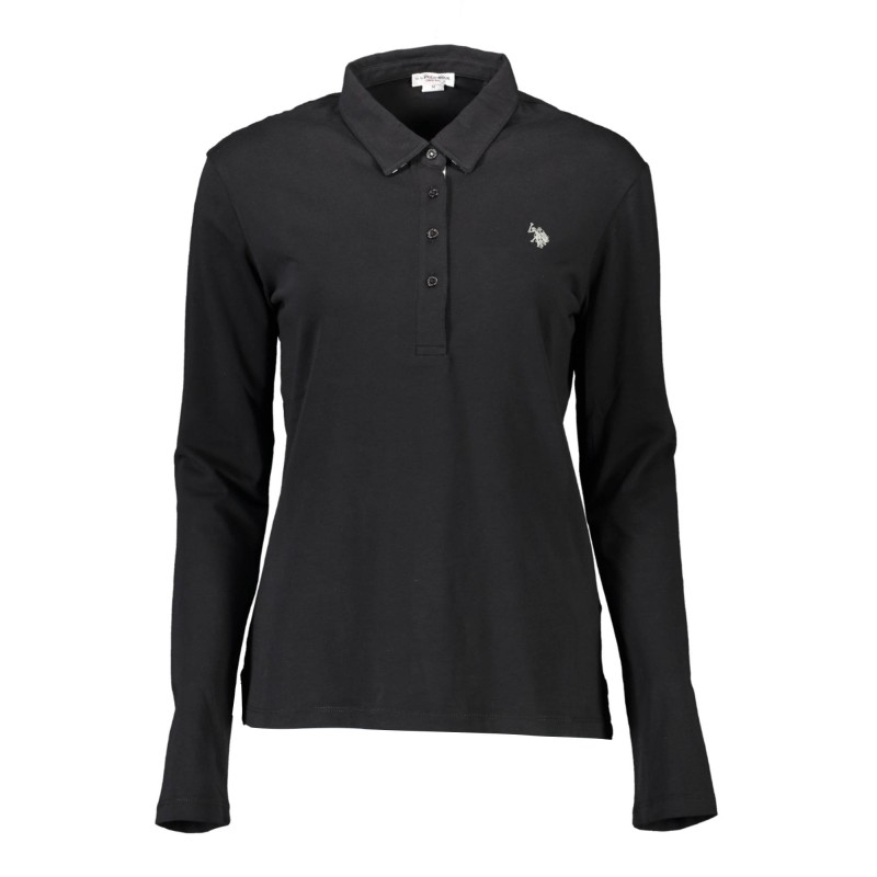 U.S. POLO POLO MANICHE LUNGHE DONNA NERO U.S. POLO POLO MANICHE LUNGHE DONNA NERO