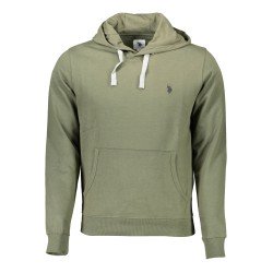 U.S. POLO FELPA SENZA ZIP UOMO VERDE