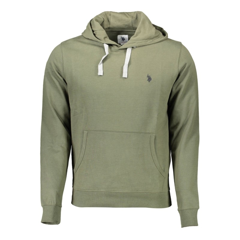 U.S. POLO FELPA SENZA ZIP UOMO VERDE U.S. POLO FELPA SENZA ZIP UOMO VERDE