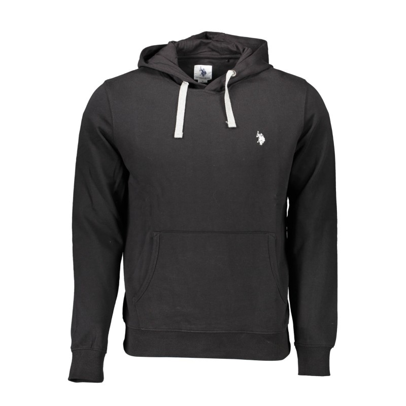 U.S. POLO FELPA SENZA ZIP UOMO NERO U.S. POLO FELPA SENZA ZIP UOMO NERO