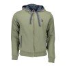 U.S. POLO FELPA CON ZIP UOMO VERDE