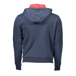 U.S. POLO FELPA CON ZIP UOMO BLU
