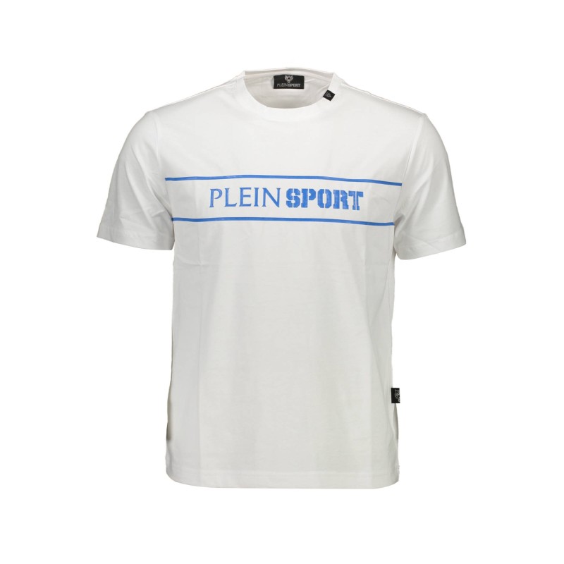 PLEIN SPORT T-SHIRT MANICHE CORTE UOMO BIANCO PLEIN SPORT T-SHIRT MANICHE CORTE UOMO BIANCO