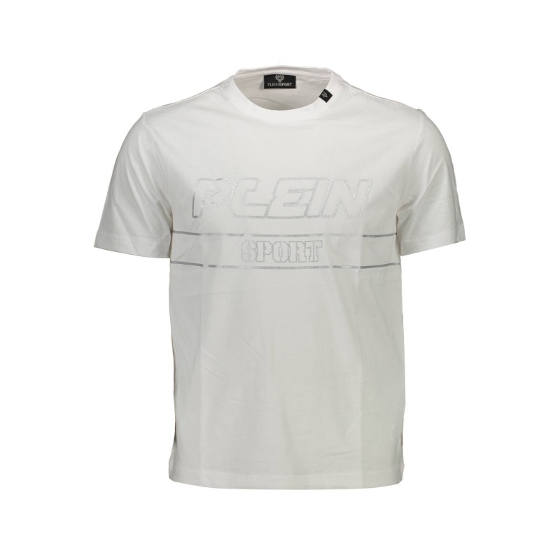 PLEIN SPORT T-SHIRT MANICHE CORTE UOMO BIANCO PLEIN SPORT T-SHIRT MANICHE CORTE UOMO BIANCO