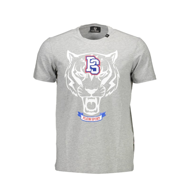PLEIN SPORT T-SHIRT MANICHE CORTE UOMO GRIGIO PLEIN SPORT T-SHIRT MANICHE CORTE UOMO GRIGIO