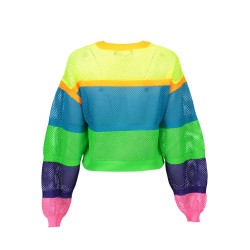 LOVE MOSCHINO MAGLIA DONNA MULTICOLORE