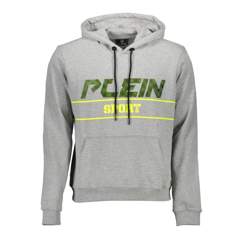 PLEIN SPORT FELPA SENZA ZIP UOMO GRIGIO PLEIN SPORT FELPA SENZA ZIP UOMO GRIGIO