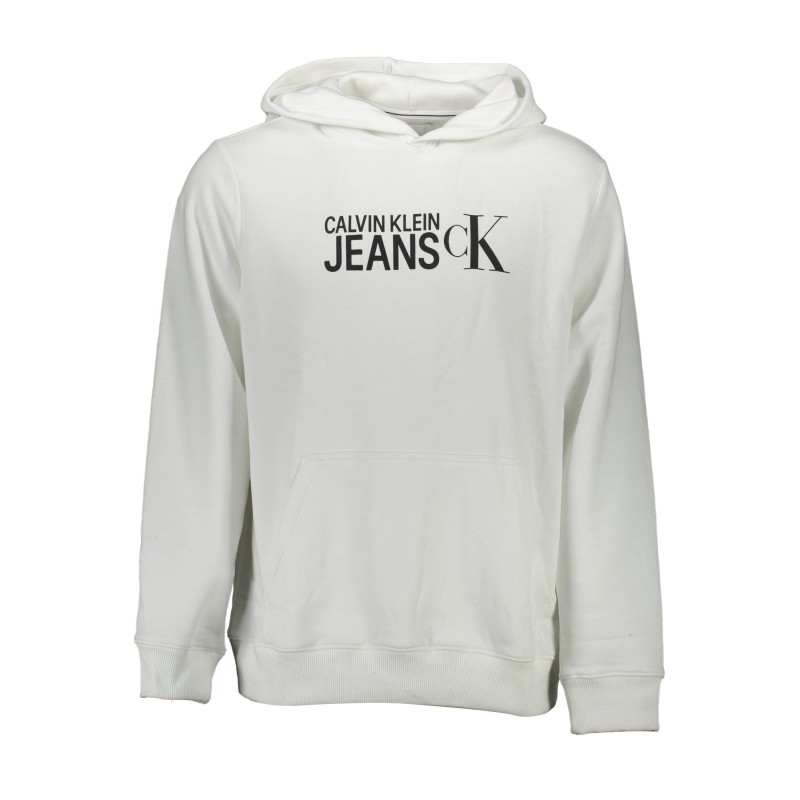 CALVIN KLEIN FELPA SENZA ZIP UOMO BIANCO CALVIN KLEIN FELPA SENZA ZIP UOMO BIANCO