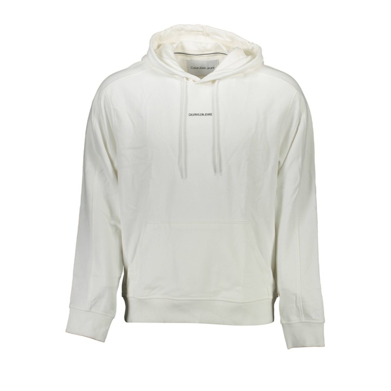 CALVIN KLEIN FELPA SENZA ZIP UOMO BIANCO CALVIN KLEIN FELPA SENZA ZIP UOMO BIANCO