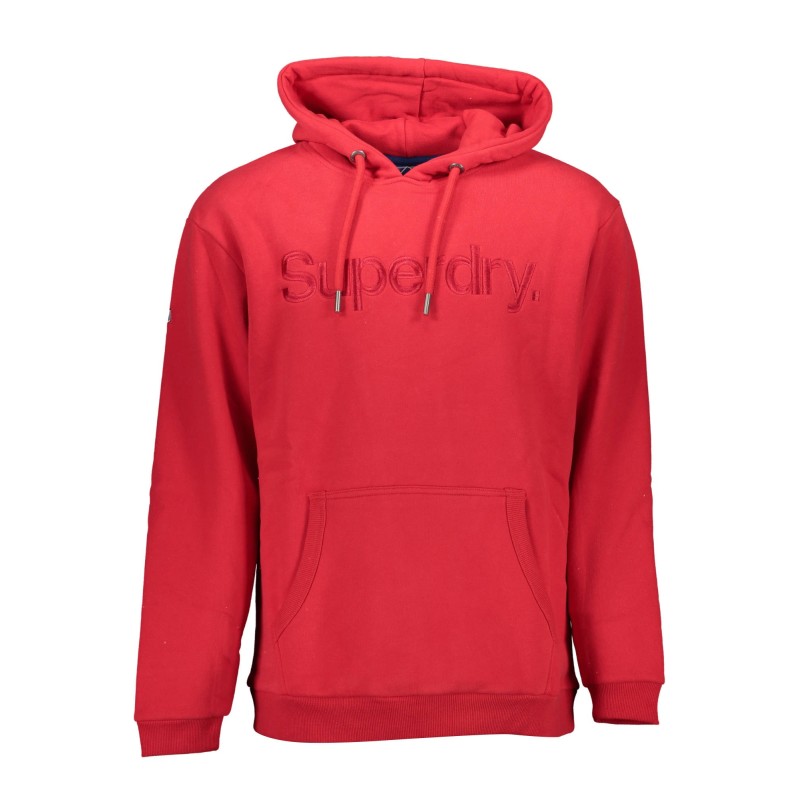 SUPERDRY FELPA SENZA ZIP UOMO ROSSO SUPERDRY FELPA SENZA ZIP UOMO ROSSO