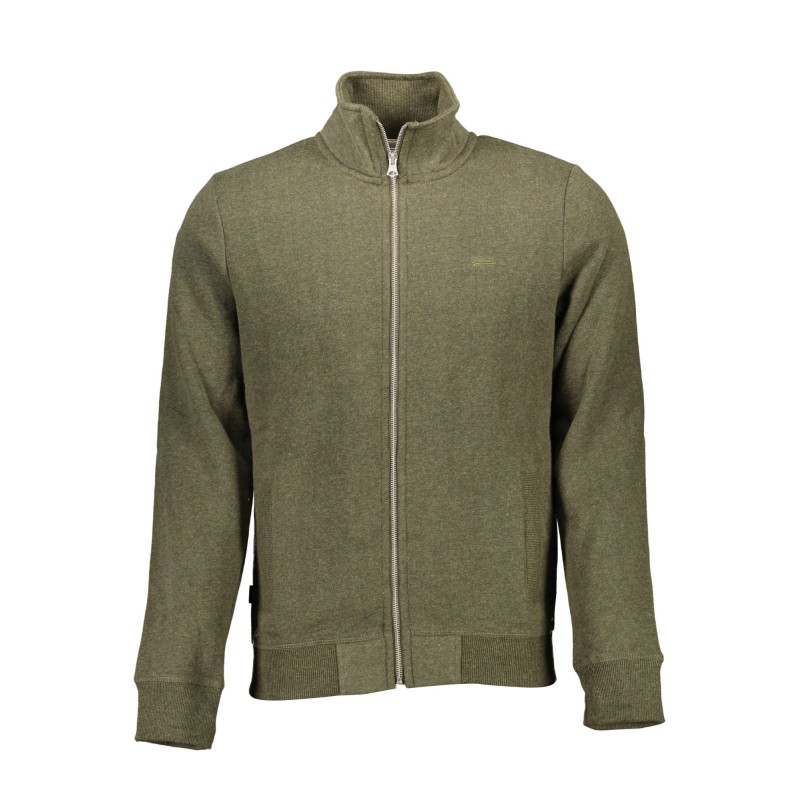 SUPERDRY FELPA CON ZIP UOMO VERDE SUPERDRY FELPA CON ZIP UOMO VERDE