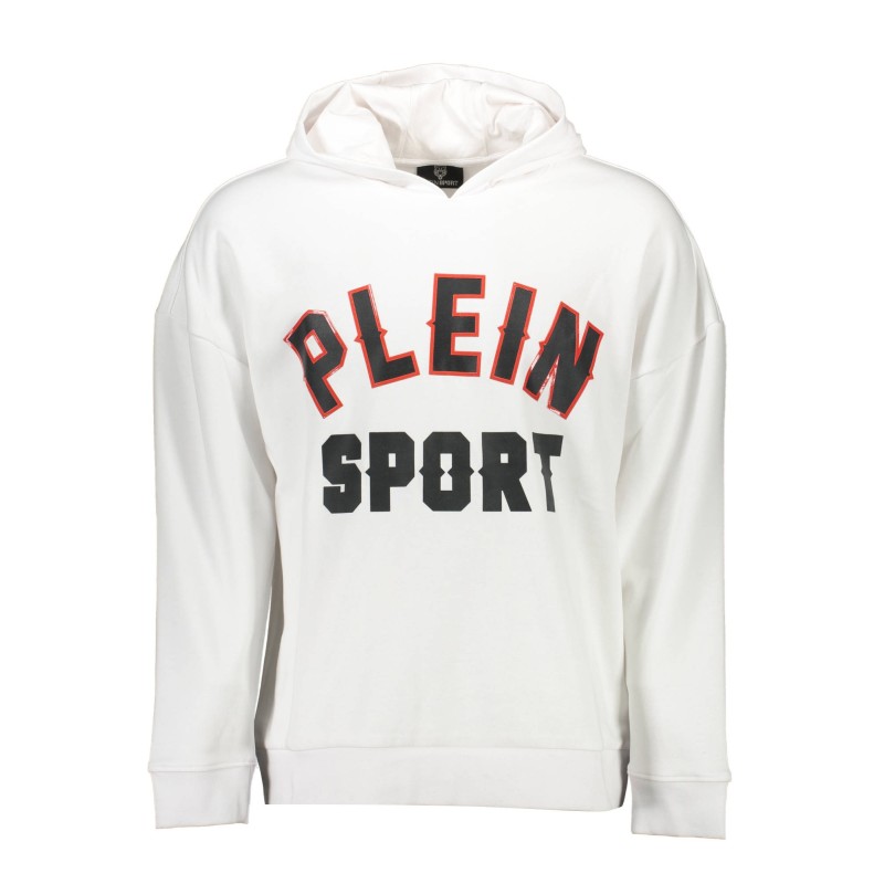 PLEIN SPORT FELPA SENZA ZIP UOMO BIANCO PLEIN SPORT FELPA SENZA ZIP UOMO BIANCO