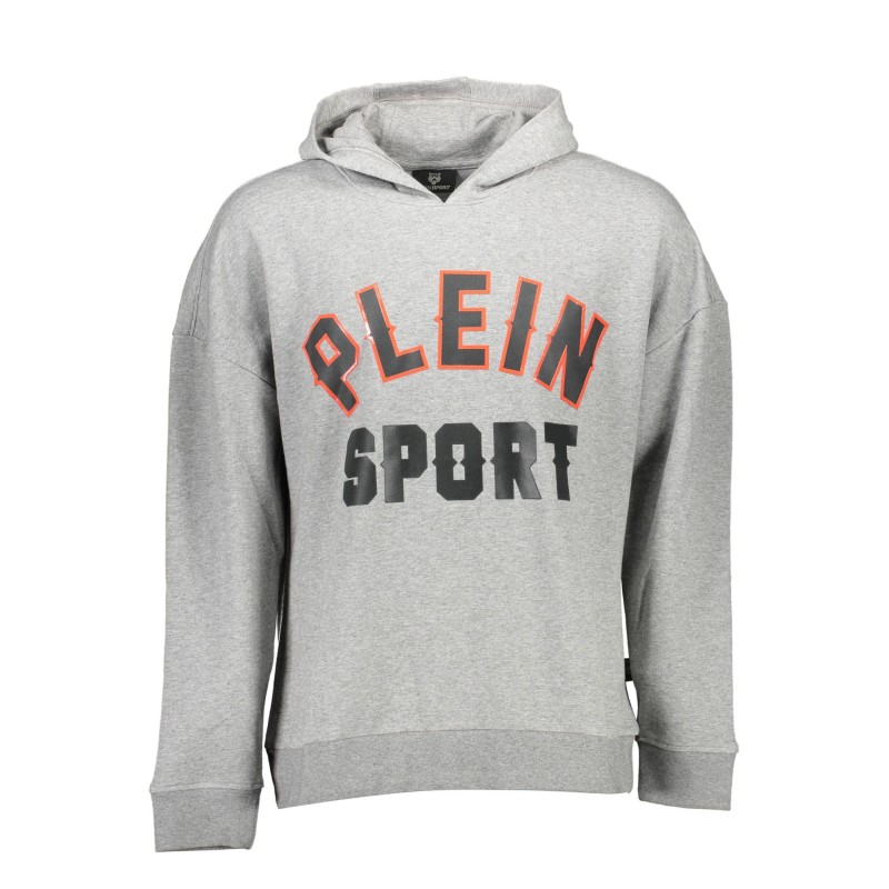 PLEIN SPORT FELPA SENZA ZIP UOMO GRIGIO PLEIN SPORT FELPA SENZA ZIP UOMO GRIGIO