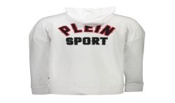 PLEIN SPORT FELPA CON ZIP UOMO BIANCO