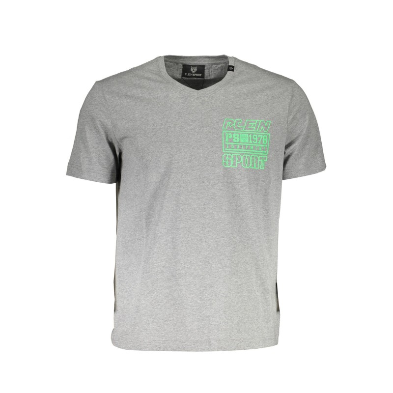 PLEIN SPORT T-SHIRT MANICHE CORTE UOMO GRIGIO PLEIN SPORT T-SHIRT MANICHE CORTE UOMO GRIGIO