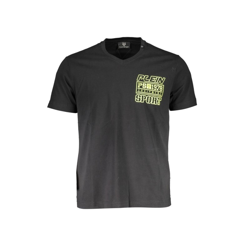 PLEIN SPORT T-SHIRT MANICHE CORTE UOMO NERO PLEIN SPORT T-SHIRT MANICHE CORTE UOMO NERO