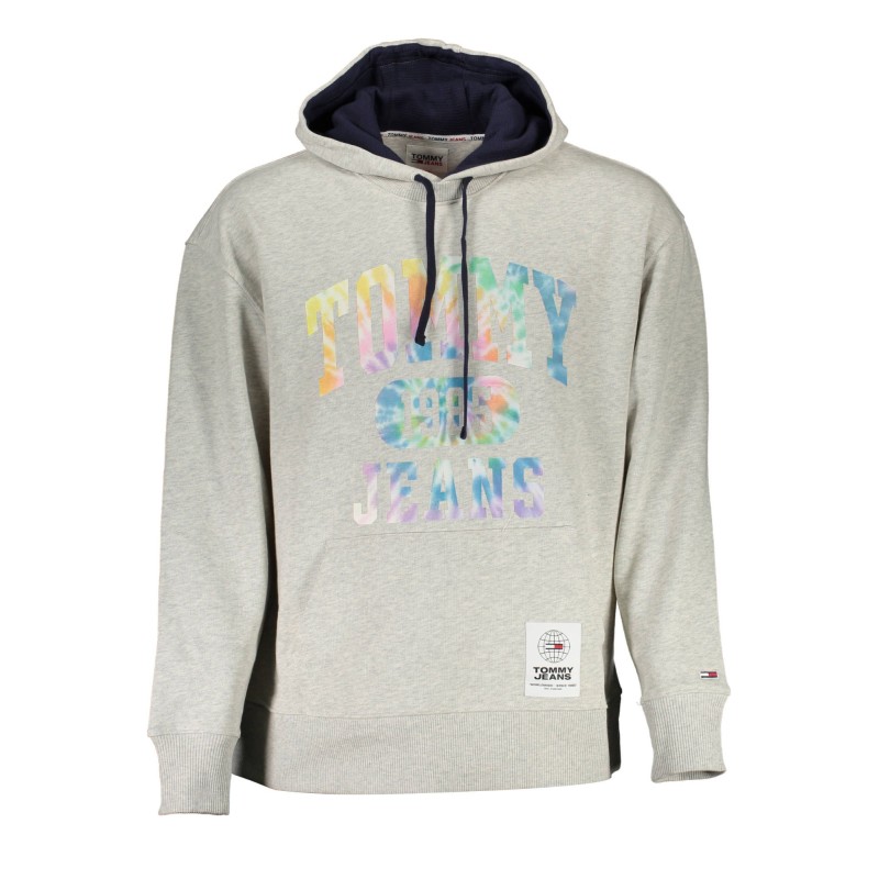 TOMMY HILFIGER FELPA SENZA ZIP UOMO GRIGIO TOMMY HILFIGER FELPA SENZA ZIP UOMO GRIGIO