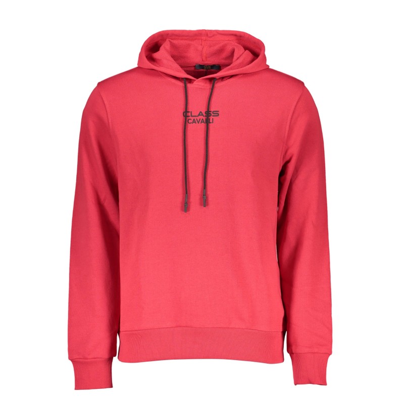 CAVALLI CLASS FELPA SENZA ZIP UOMO ROSSO CAVALLI CLASS FELPA SENZA ZIP UOMO ROSSO