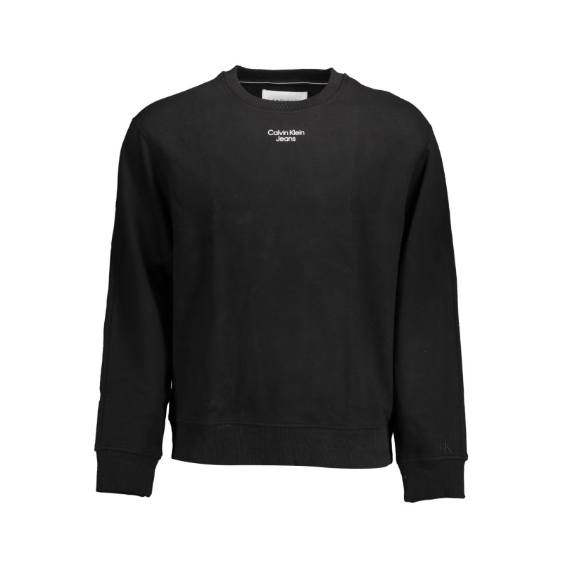 CALVIN KLEIN FELPA SENZA ZIP UOMO NERO CALVIN KLEIN FELPA SENZA ZIP UOMO NERO