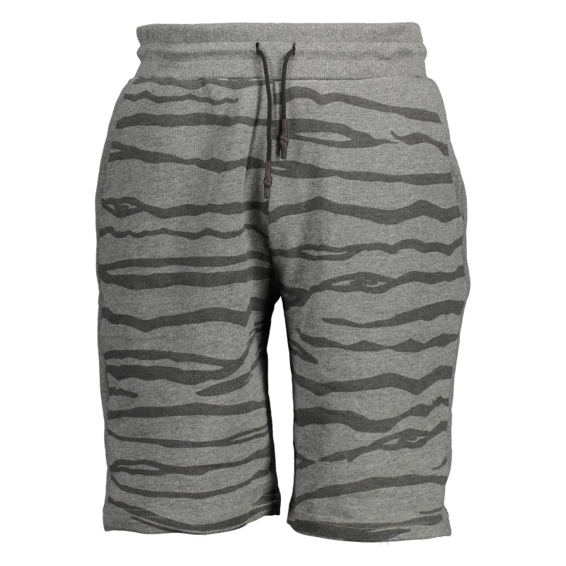 CAVALLI CLASS PANTALONE BERMUDA UOMO GRIGIO