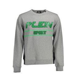 PLEIN SPORT FELPA SENZA ZIP UOMO GRIGIO