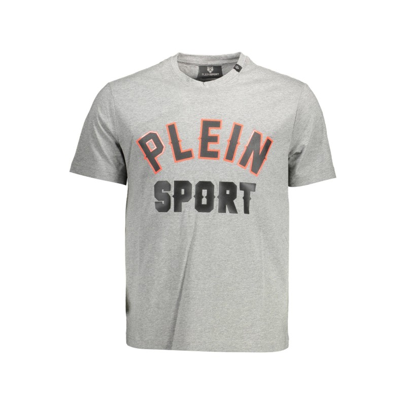 PLEIN SPORT T-SHIRT MANICHE CORTE UOMO GRIGIO PLEIN SPORT T-SHIRT MANICHE CORTE UOMO GRIGIO