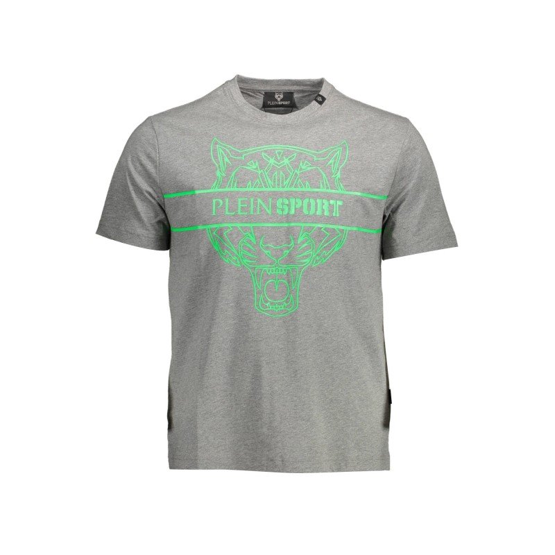 PLEIN SPORT T-SHIRT MANICHE CORTE UOMO GRIGIO PLEIN SPORT T-SHIRT MANICHE CORTE UOMO GRIGIO
