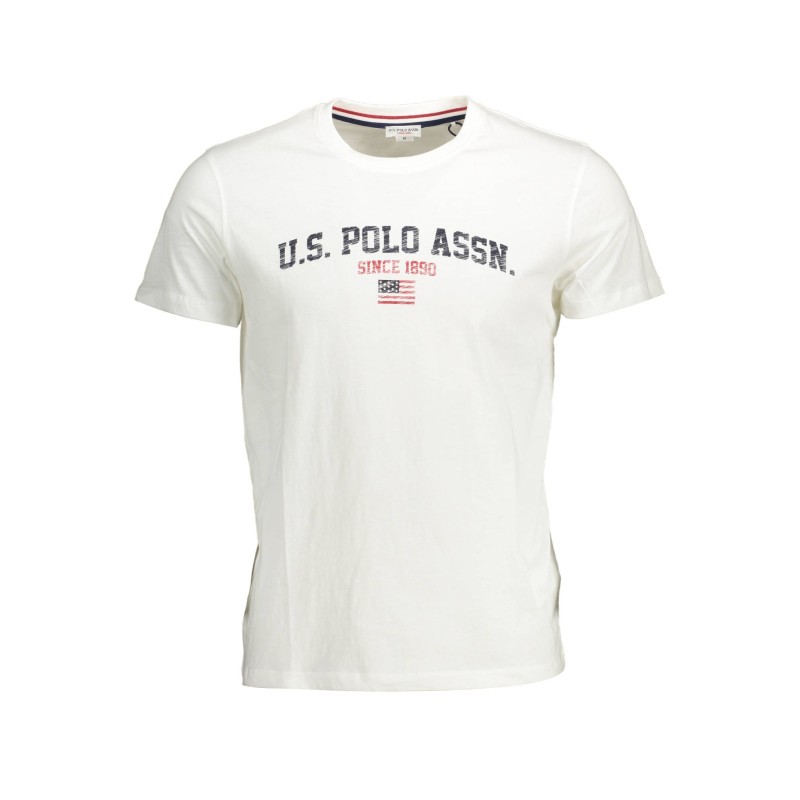 U.S. POLO T-SHIRT MANICHE CORTE UOMO BIANCO U.S. POLO T-SHIRT MANICHE CORTE UOMO BIANCO