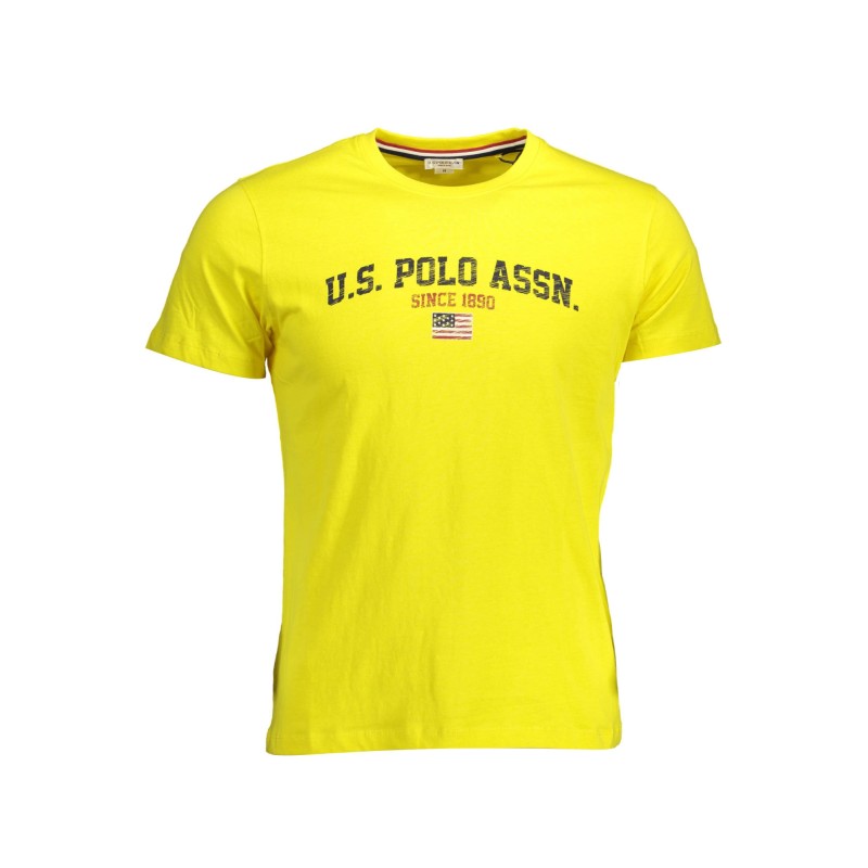 U.S. POLO T-SHIRT MANICHE CORTE UOMO GIALLO U.S. POLO T-SHIRT MANICHE CORTE UOMO GIALLO