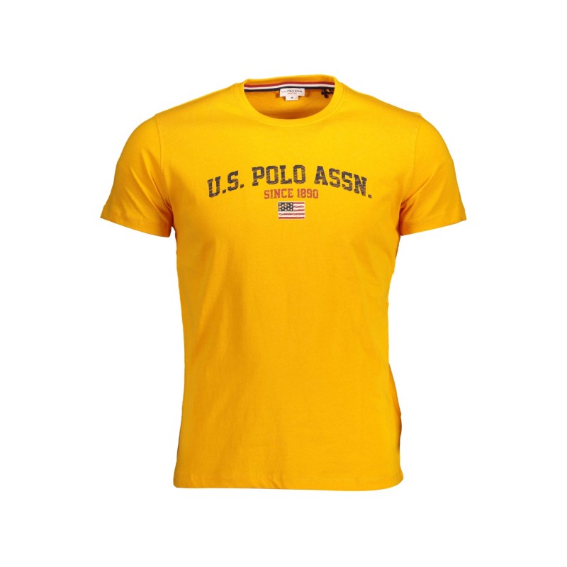 U.S. POLO T-SHIRT MANICHE CORTE UOMO ARANCIO U.S. POLO T-SHIRT MANICHE CORTE UOMO ARANCIO