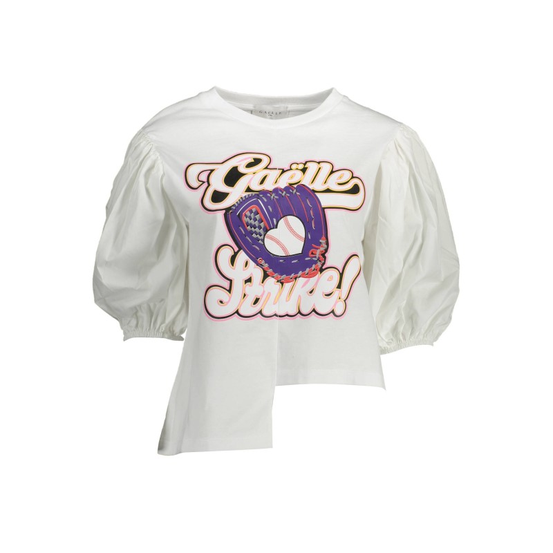 GAELLE PARIS T-SHIRT MANICHE 3/4 DONNA BIANCO GAELLE PARIS T-SHIRT MANICHE 3/4 DONNA BIANCO