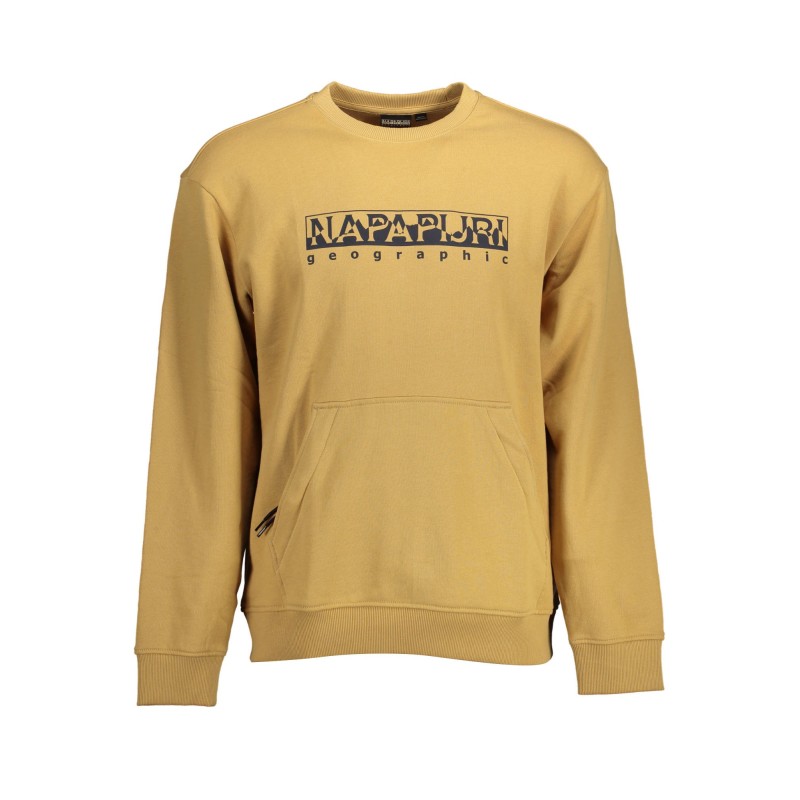 NAPAPIJRI FELPA SENZA ZIP UOMO BEIGE NAPAPIJRI FELPA SENZA ZIP UOMO BEIGE