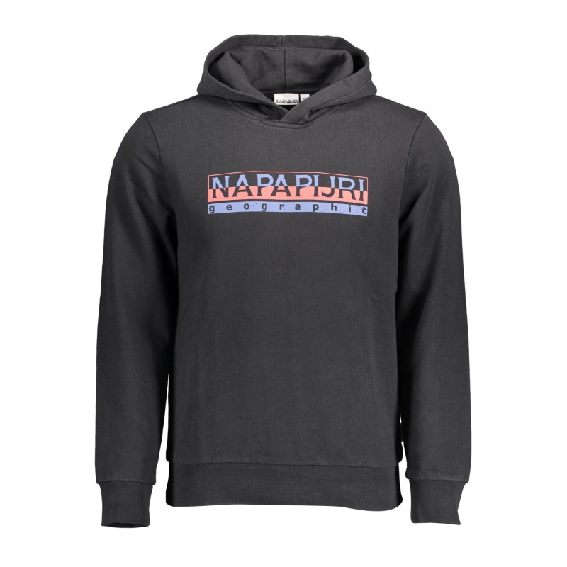 NAPAPIJRI FELPA SENZA ZIP UOMO NERO NAPAPIJRI FELPA SENZA ZIP UOMO NERO