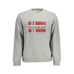 NAPAPIJRI FELPA SENZA ZIP UOMO GRIGIO