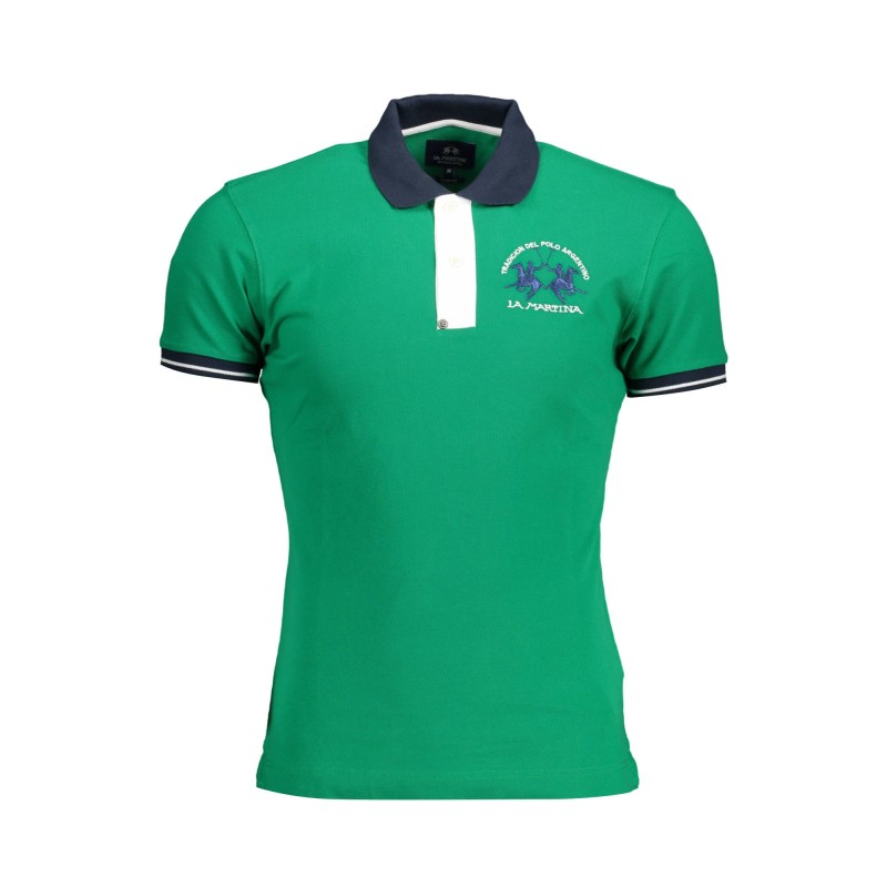LA MARTINA POLO MANICHE CORTE UOMO VERDE LA MARTINA POLO MANICHE CORTE UOMO VERDE